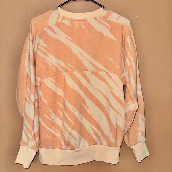 Sweaty Betty Zebra Striped Nectarine Orange Sweater - XS - Picture 9 of 9
